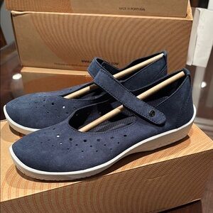 Arcopedico Sisley Navy Blue Maryjane Ergonomic Shoes